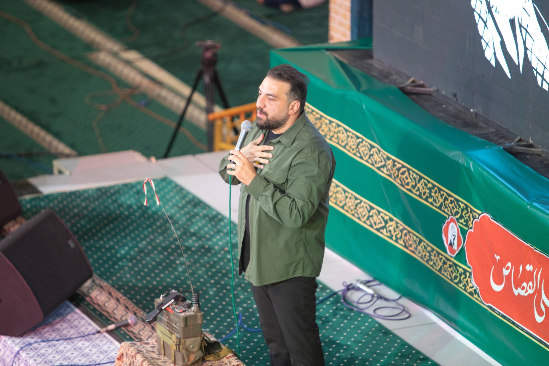 گزارش تصویری مراسم چهلم تدفین امام شهید - ۱
