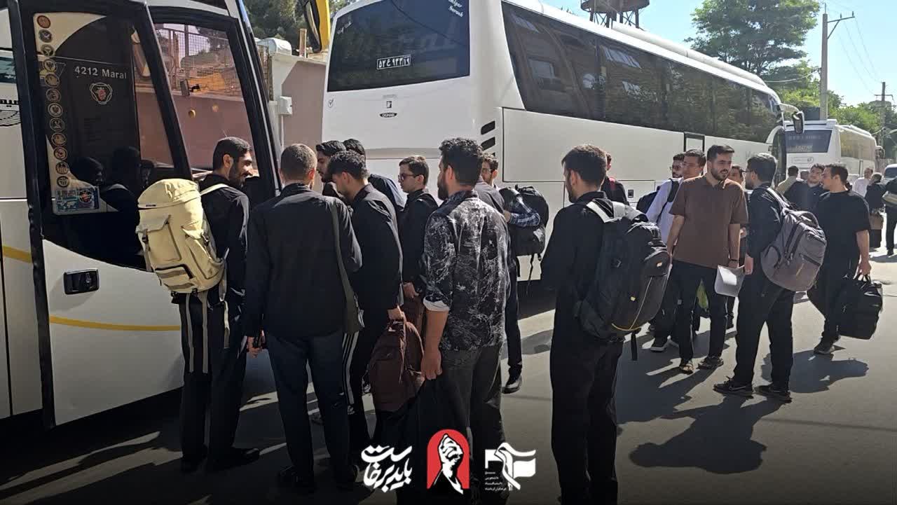 اعزام دانشجویان و اساتید به مراسم تشییع قائد شهید امت. - ۷