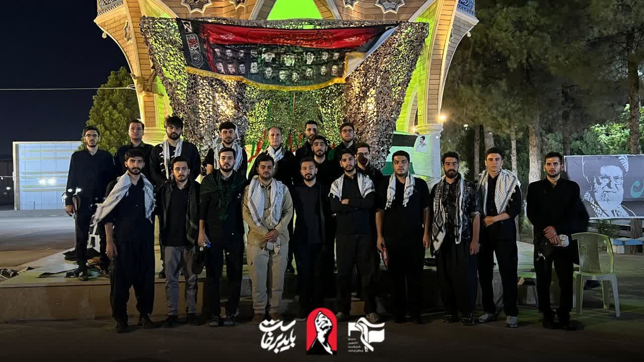 حضور دانشجویان و اساتید در مراسم تشییع قائد شهید امت. - ۱۸