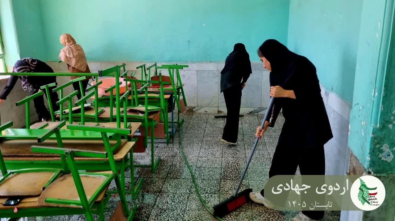 گزارش تصویری روز دوم اردوی جهادی دانشگاه ازاد نجف اباد - ۱۰