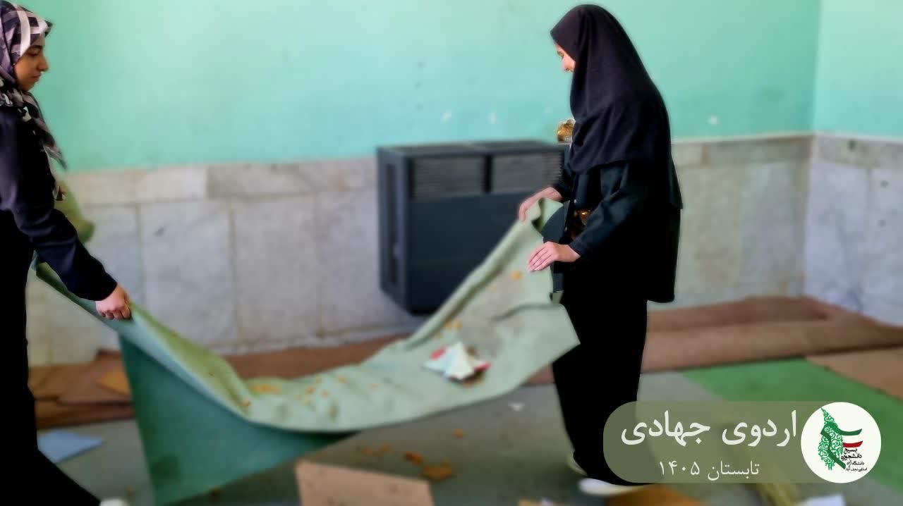 گزارش تصویری روز دوم اردوی جهادی دانشگاه ازاد نجف اباد - ۹