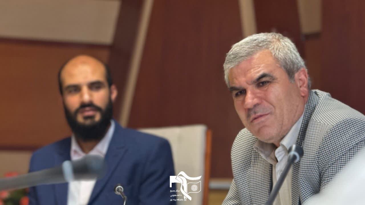 گزارش تصویری مراسم تکریم و معارفه مسئول بسیج دانشجویی دانشگاه پیام‌نور زنجان - ۴