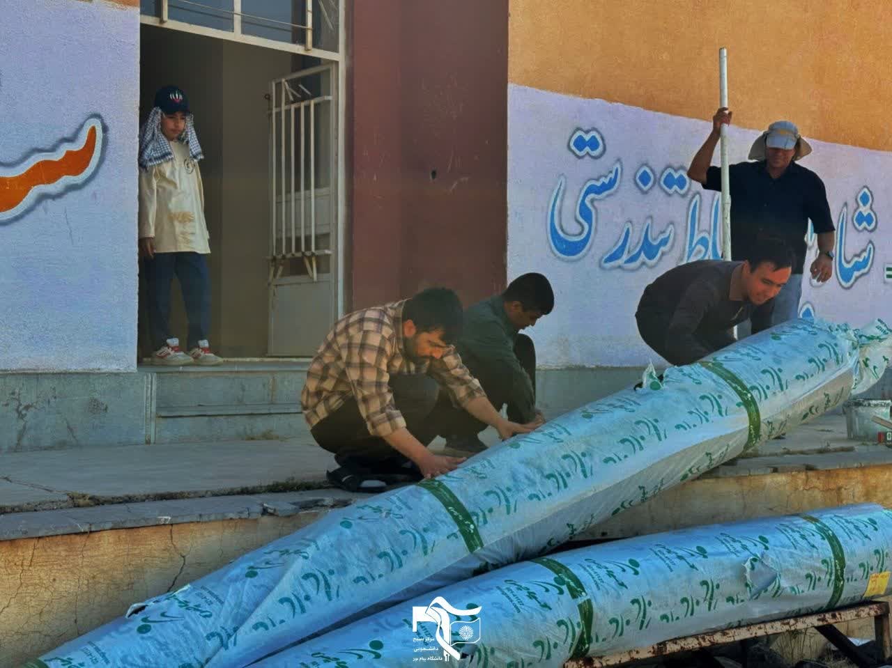#گزارش_تصویری فعالیت دانشجویان جهادگر در مناطق محروم - ۵