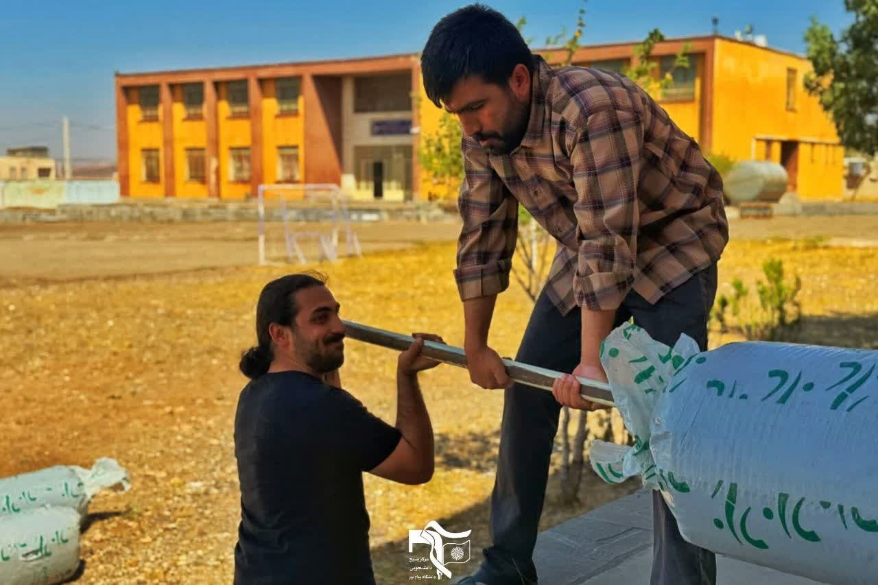 #گزارش_تصویری فعالیت دانشجویان جهادگر در مناطق محروم - ۲