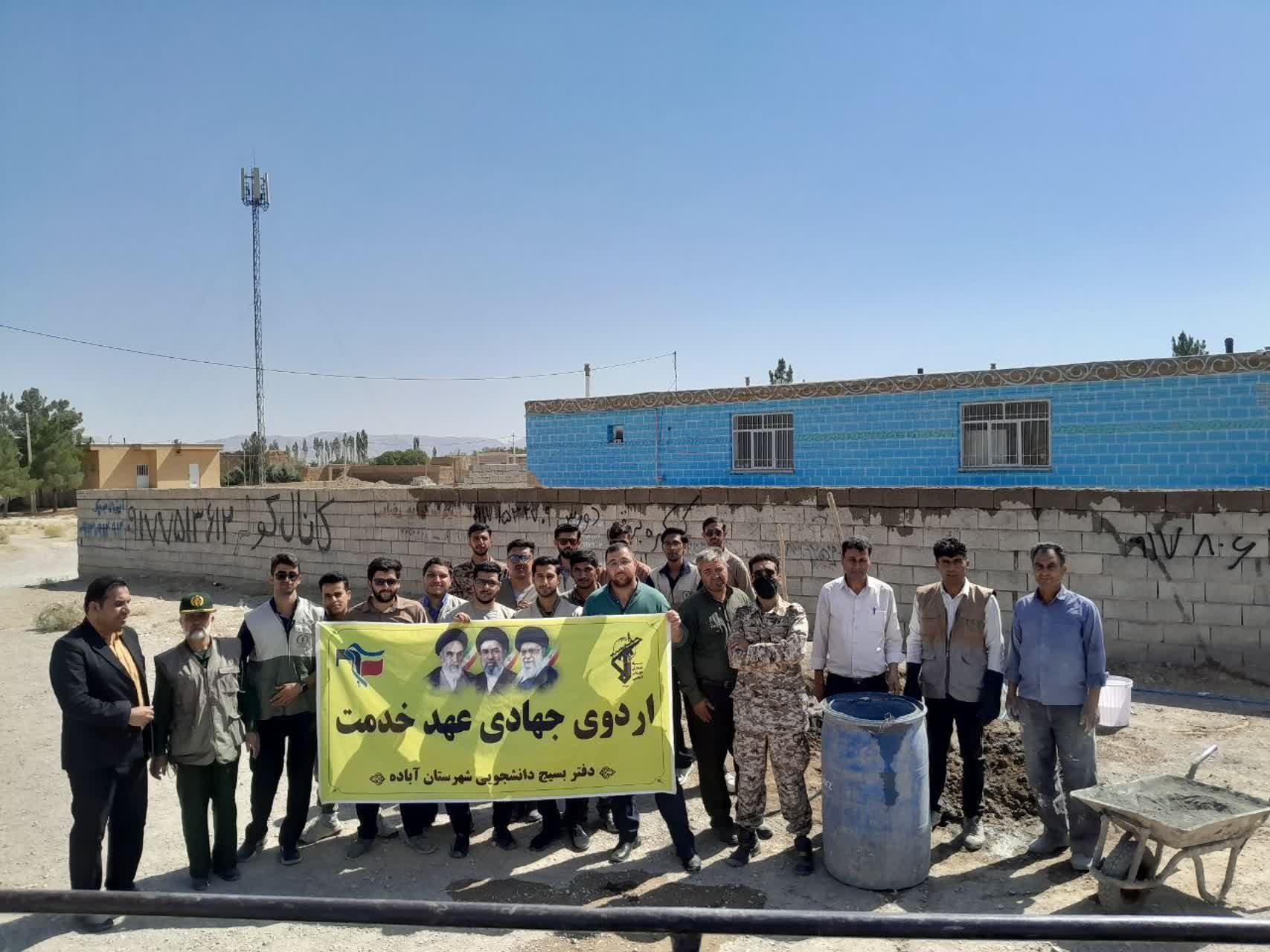 عهد خدمت در میدان سازندگی؛ هفت روز تلاش جهادگران برای آبادانی دبستان تلاش - ۳