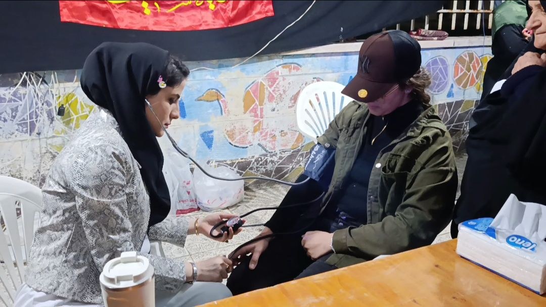 موکب سیار بسیج دانشجویی دانشگاه علوم پزشکی کرمانشاه - ۵