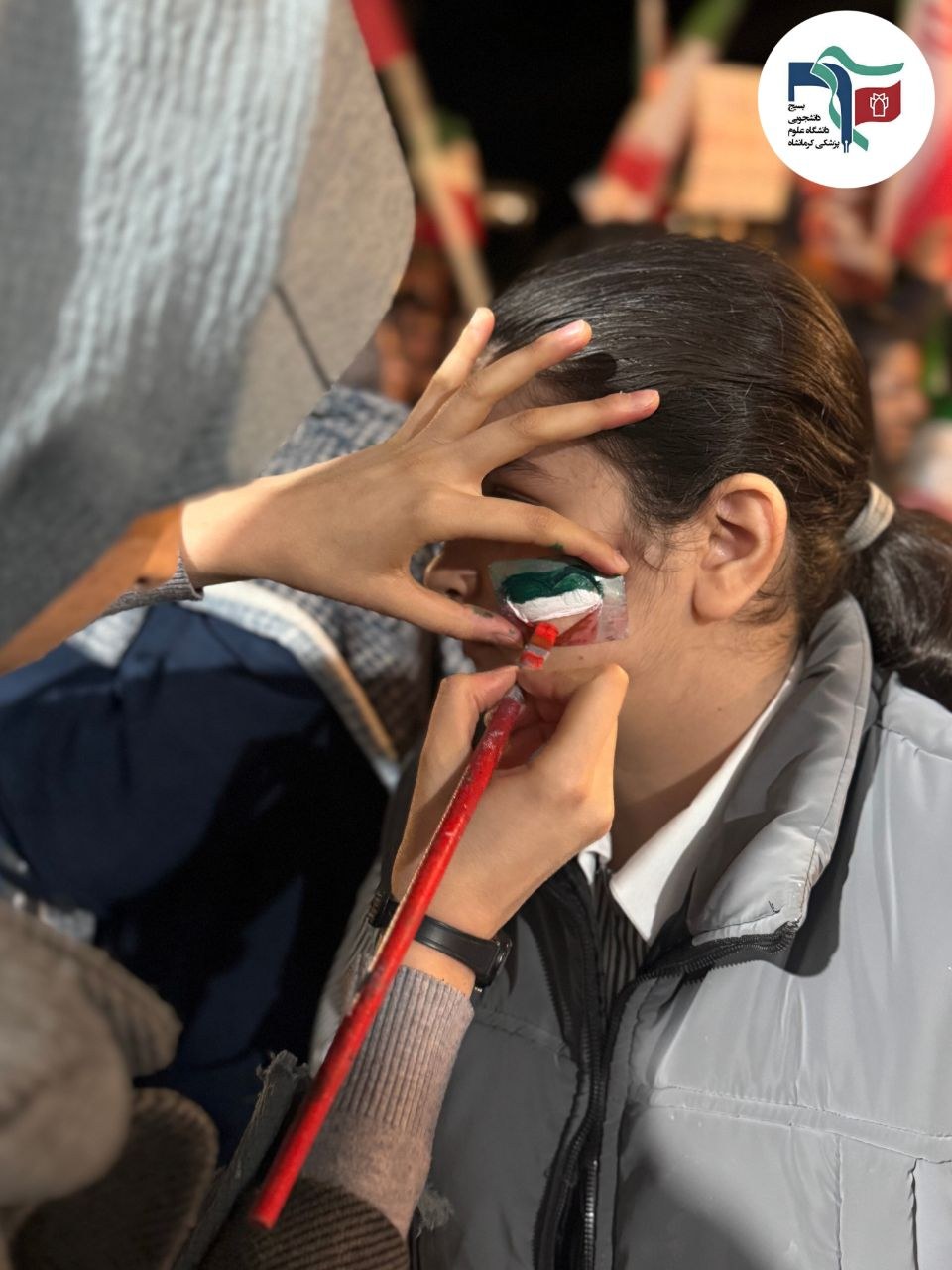 موکب سیار بسیج دانشجویی دانشگاه علوم پزشکی کرمانشاه (به همراه مطالبه کادر درمان و دانشجویان) - ۳