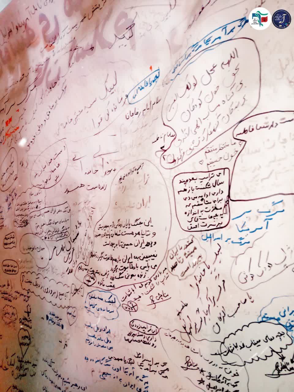 روایتی از استقبال مردم از آیتم بنر دلنوشته ایستگاه بسیج دانشجویی خواهران دانشگاه دانش البرز آبیک - ۷