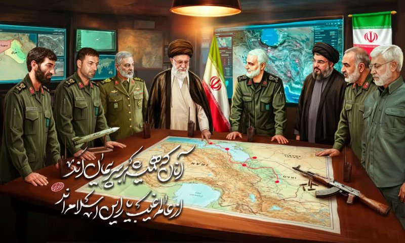 🔹 آنان که همیشه بر سر پیمان اند 🔸 از عالم غیب یار این اسلام اند