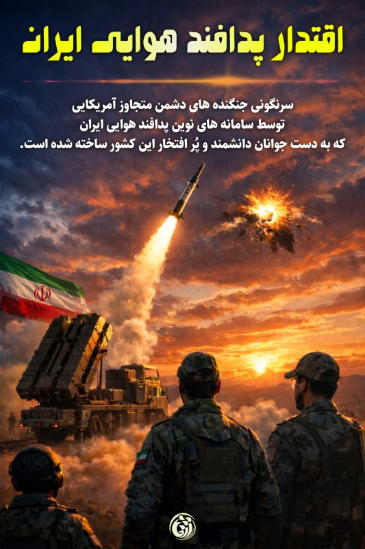 حمله اسرائیل به ایران┃اقتدار پدافند هوایی ایران  #خوزستان #دانشجویی #پوستر  #لبیک_یا_خامنه_ای #فروردین۱۴۰۵