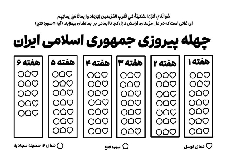 کاربرگ چهله پیروزی