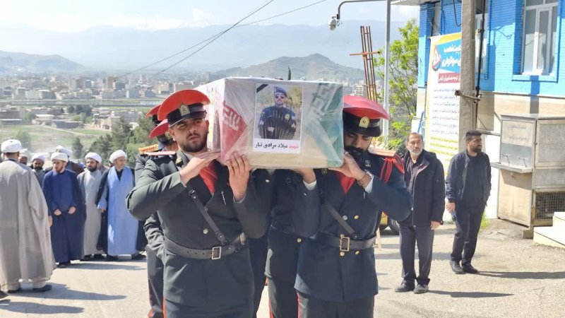تشییع پیکر شهید مرادی تبار
