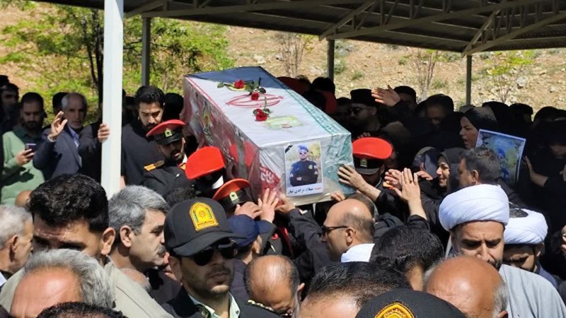 تشییع پیکر شهید مرادی تبار