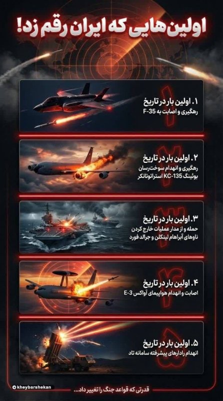 اولین هایی که ایران رقم زد