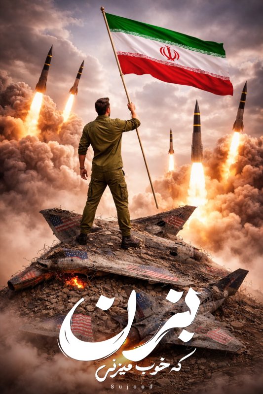 بزن که خوب میزنی... ✌🏻🇮🇷 #پوستر