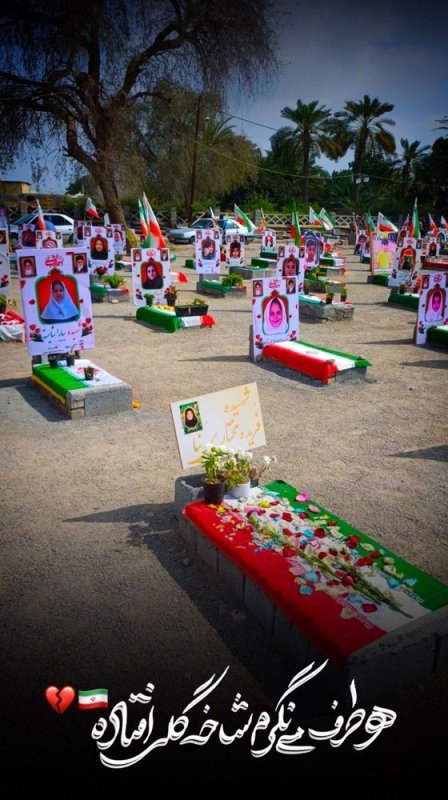 هر طرف می نگرم شاخه گلی افتاده💔