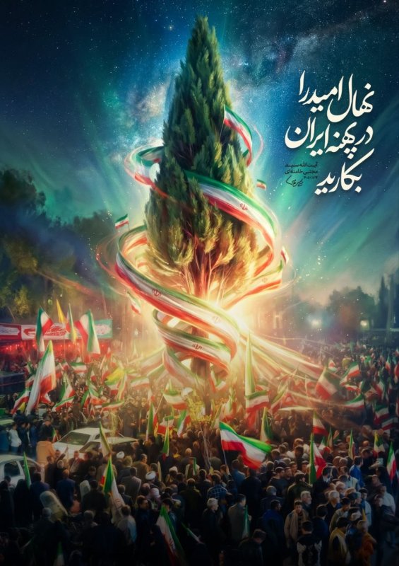 نهال امید را در پهنه ایران بکارید