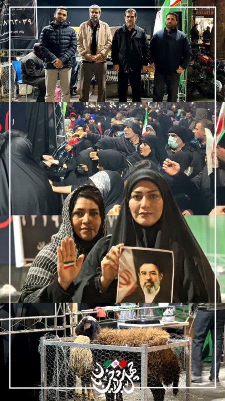گزارش تصویری برپایی موکب عزاداری ایام شهادت رهبر معظم انقلاب