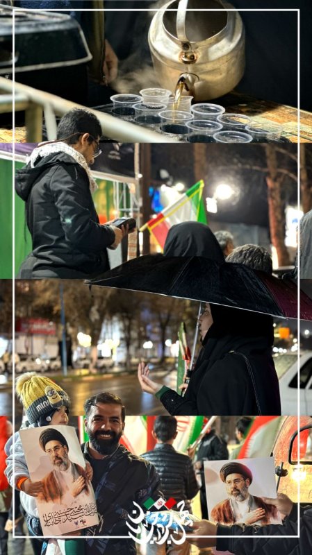 گزارش تصویری برپایی موکب عزاداری ایام شهادت رهبر معظم انقلاب