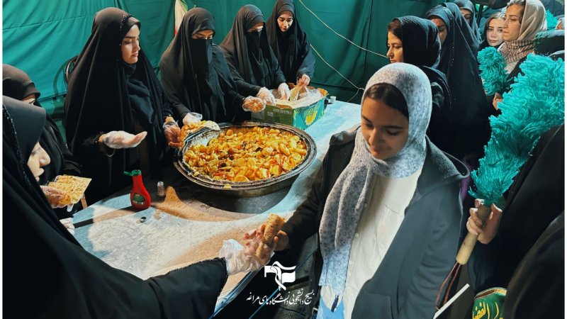 گزارش تصویری از فعالیت‌های موکب شهدای دانشجو شهرستان مراغه