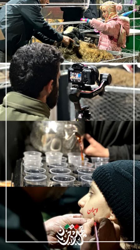 گزارش تصویری برپایی موکب عزاداری ایام شهادت رهبر معظم انقلاب