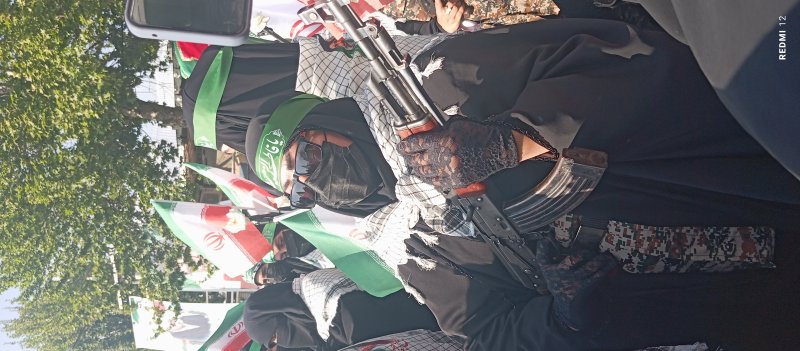 مادران انقلابی ✌️ در رزمایش ایران امام رضایی