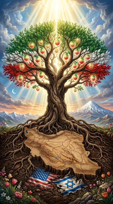 درخت کهن سال ایران ❤️🇮🇷