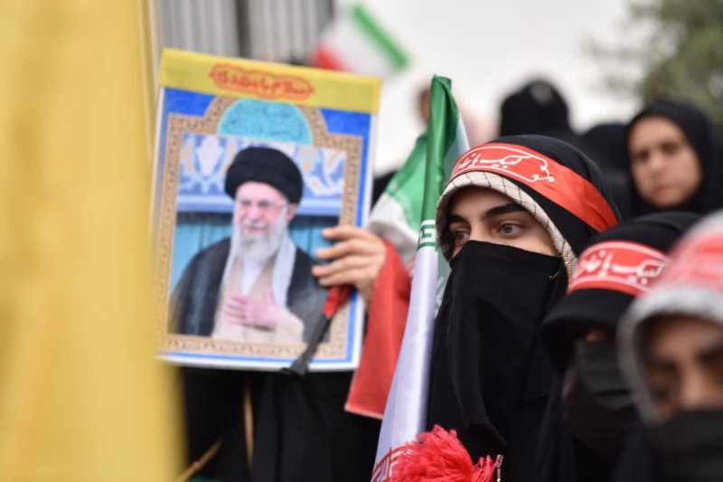 قاب هایی از راهپیمایی جان فدا شهرستان جهرم
