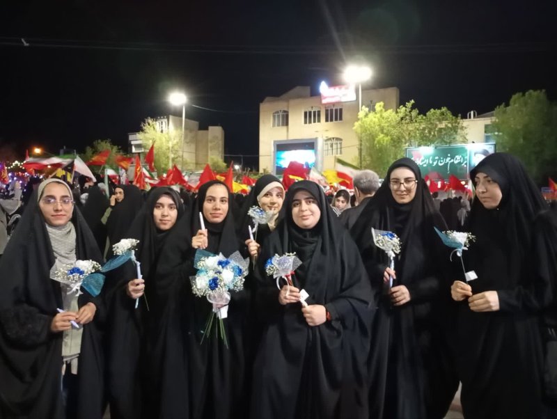 📍حرکت زیبا در آباده در تشکر از فدائيان وطن 🤍