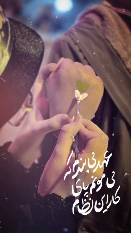 عهد میبندم که‌میمونم پای کار این‌نظام ...