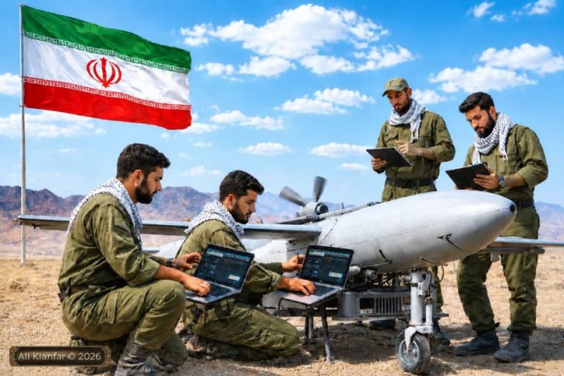 اوج اقتدار پهپادی ایران مقتدر 🇮🇷