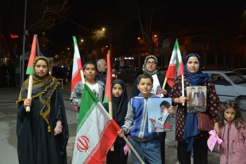قاب های خانوادگی در تجمع شبانه مردمی منتقمین امام