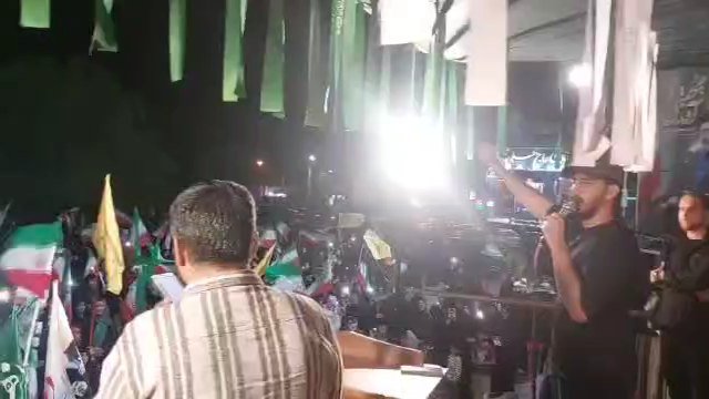 حضور مردم شهرستان دورود در تجمعات شبانه به رسم هرشب 🇮🇷
