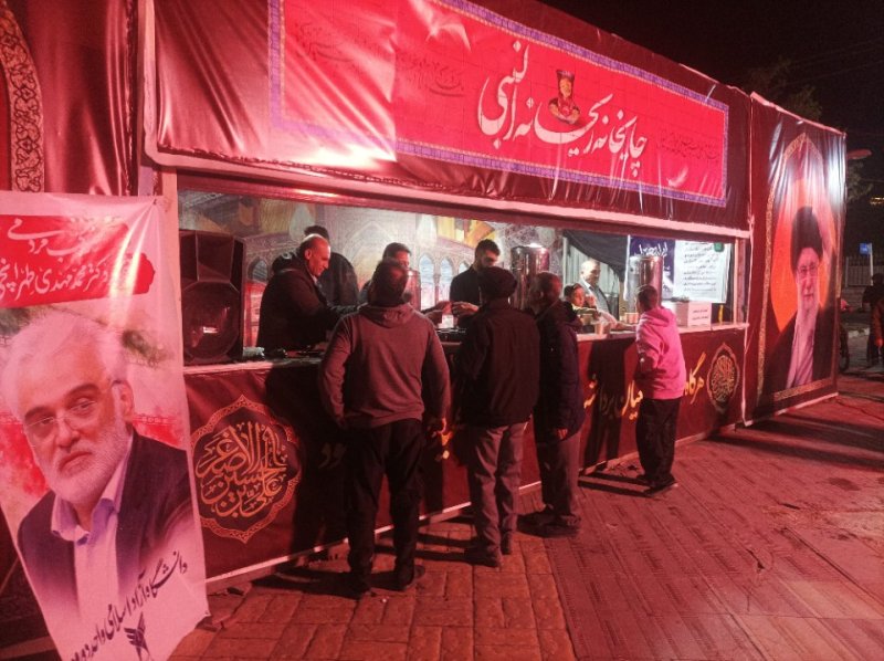 برپایی موکب دانشجویی توسط کانون ایثار و شهادت دانشگاه آزاد اسلامی واحد دورود