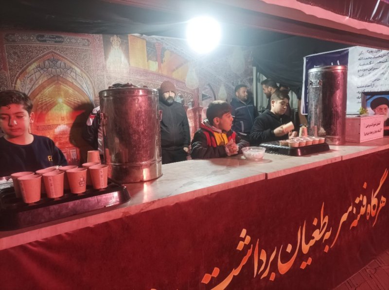 برپایی موکب دانشجویی توسط کانون ایثار و شهادت دانشگاه آزاد اسلامی واحد دورود