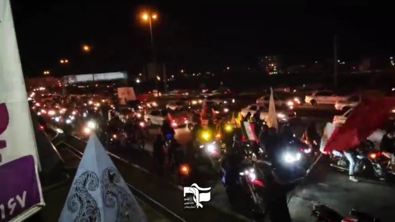 کاروان موتور سواران و خودرویی وطن به همت دانشجویان بسیجی _ زنجان6