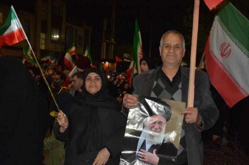 قاب هایی از تجمع نحن منتقمون کرمانشاه