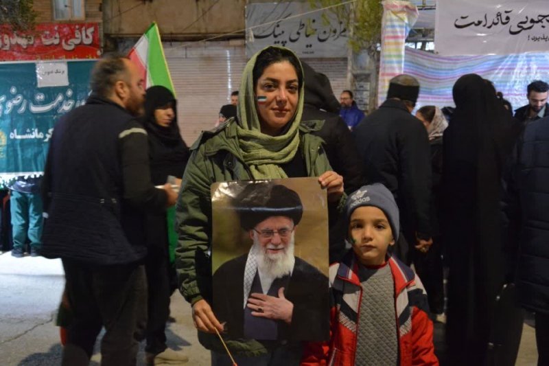 قاب هایی از تجمع نحن منتقمون کرمانشاه