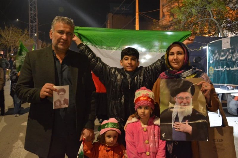 قاب هایی از تجمع نحن منتقمون کرمانشاه