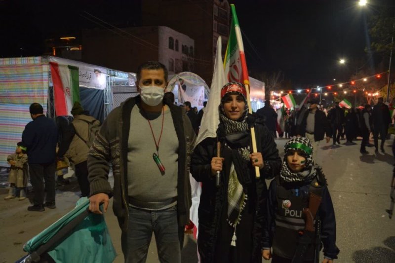 قاب هایی از تجمعات شبانه نحن منتقمون در شهر کرمانشاه