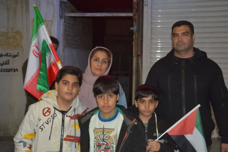 قاب هایی از تجمعات شبانه نحن منتقمون در شهر کرمانشاه