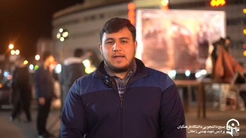 گفتگو با دانشجو معلمان در کورد برنده جنگ