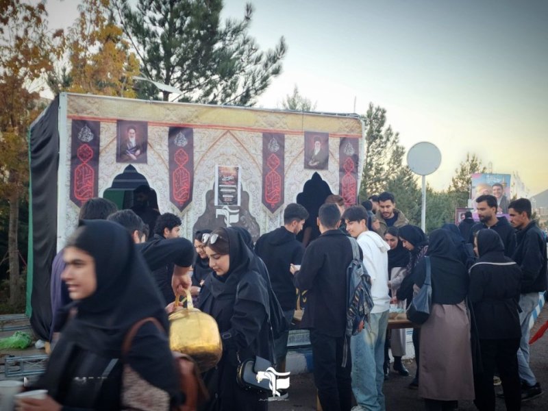 موکب دانشجویی به مناسبت ایام فاطمیه..