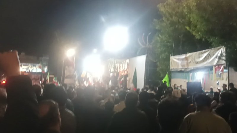 حضور مردم شهرستان دورود در تجمعات شبانه 🇮🇷