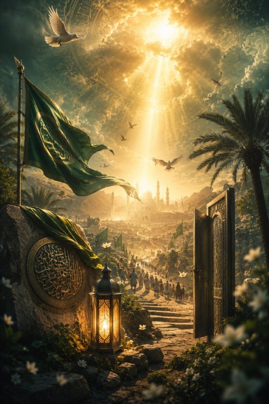 پیمان جاودان غدیر ندای ولایت در غدیر💚