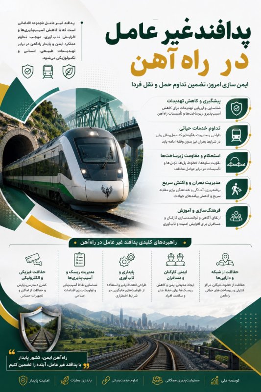 پدافند غیر عامل و راه آهن لرستان (3)