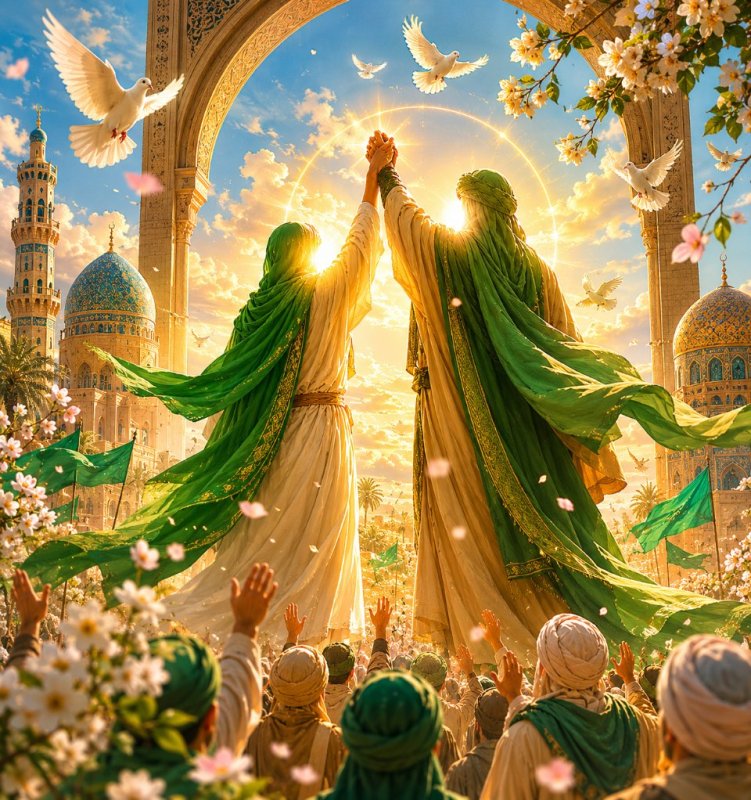 عید ولایت و امامت شکوه غدیر💚