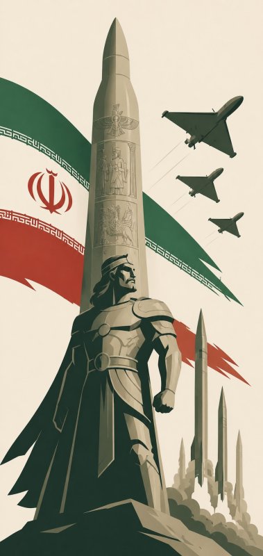 قدرتی که ریشه در تاریخ دارد؛ پروازِ پهپادها، خیزشِ موشک‌ها و پرچمی که همیشه برافراشته است.