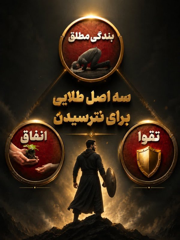سه اصل طلایی برای نترسیدن