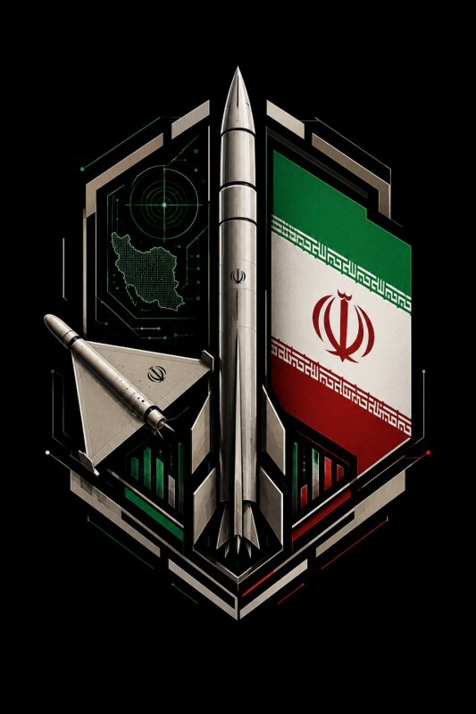 پرچم که می‌وزد، موشک در سکوت نفس می‌کشد و پهپاد آسمان را خط می‌زند. این لوگو یعنی: «ما آرام نمی‌گیریم تا ایران سربلند بماند.» ✨🇮🇷